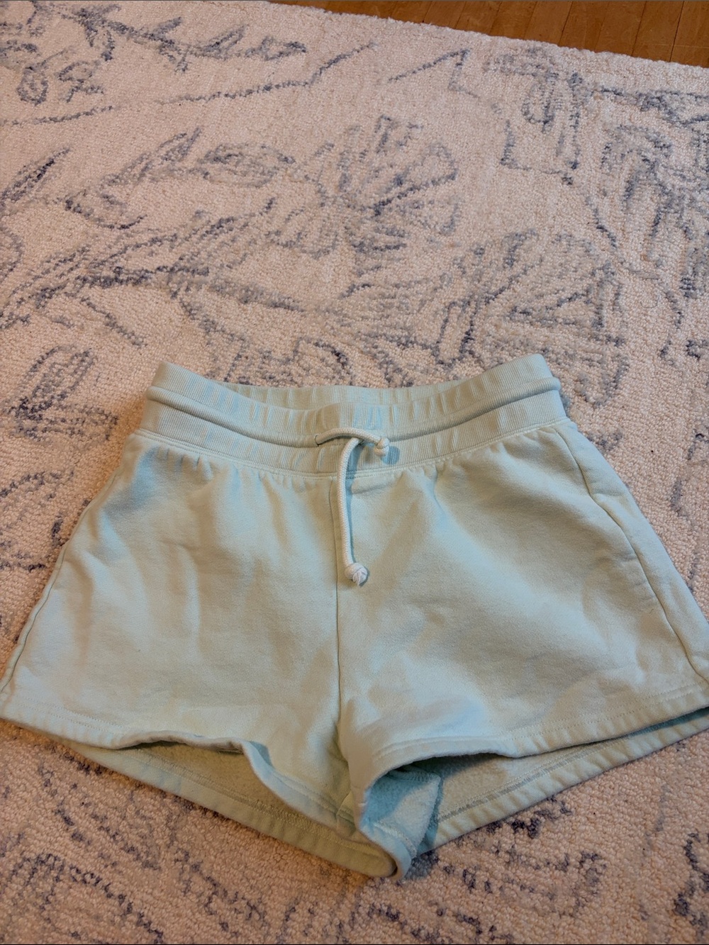 TNA Light Mint Athletic Drawstring Shorts